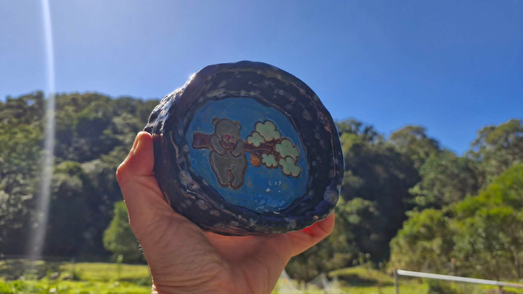 Dark Colour Bear Trinket Dish