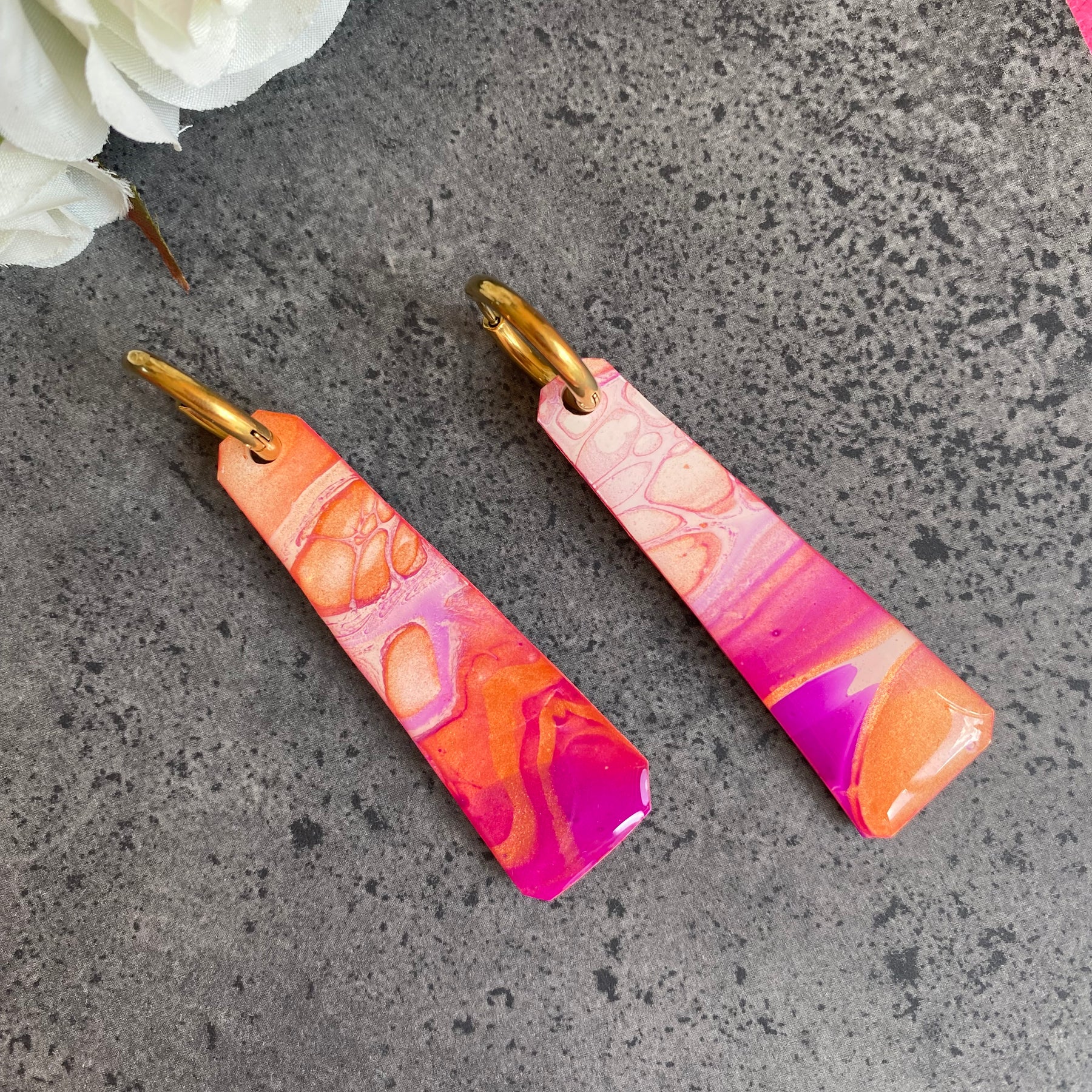 Colourful Art Handmade Earrings