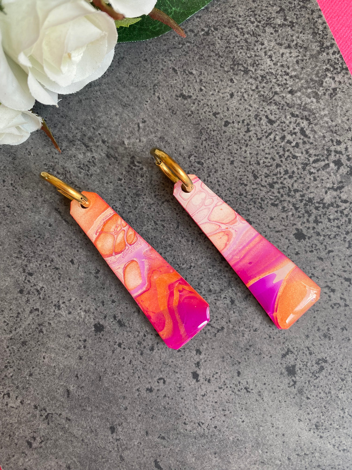 Colourful Art Handmade Earrings