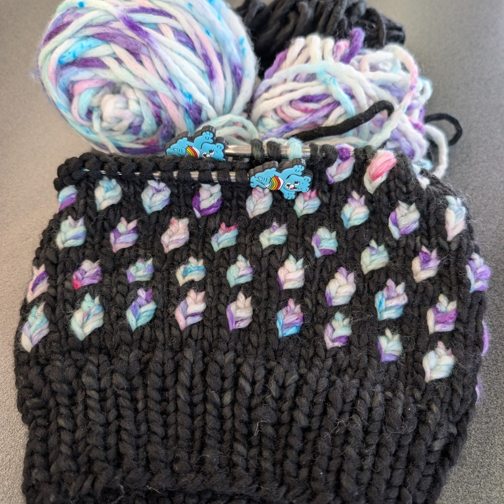 A New Leaf Beanie, Australian Merino Wool, Artisan hand dyed