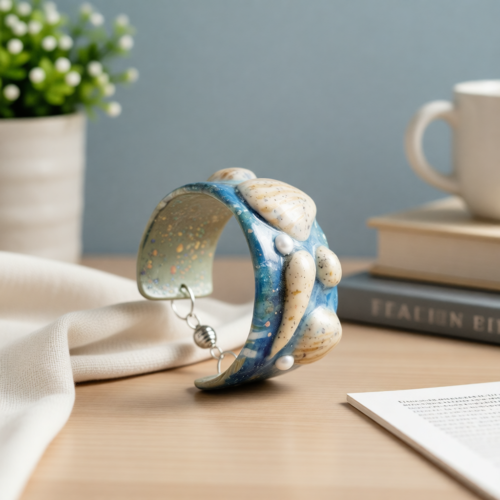Hand Sculpted Polymer Clay Cuff Bracelets
