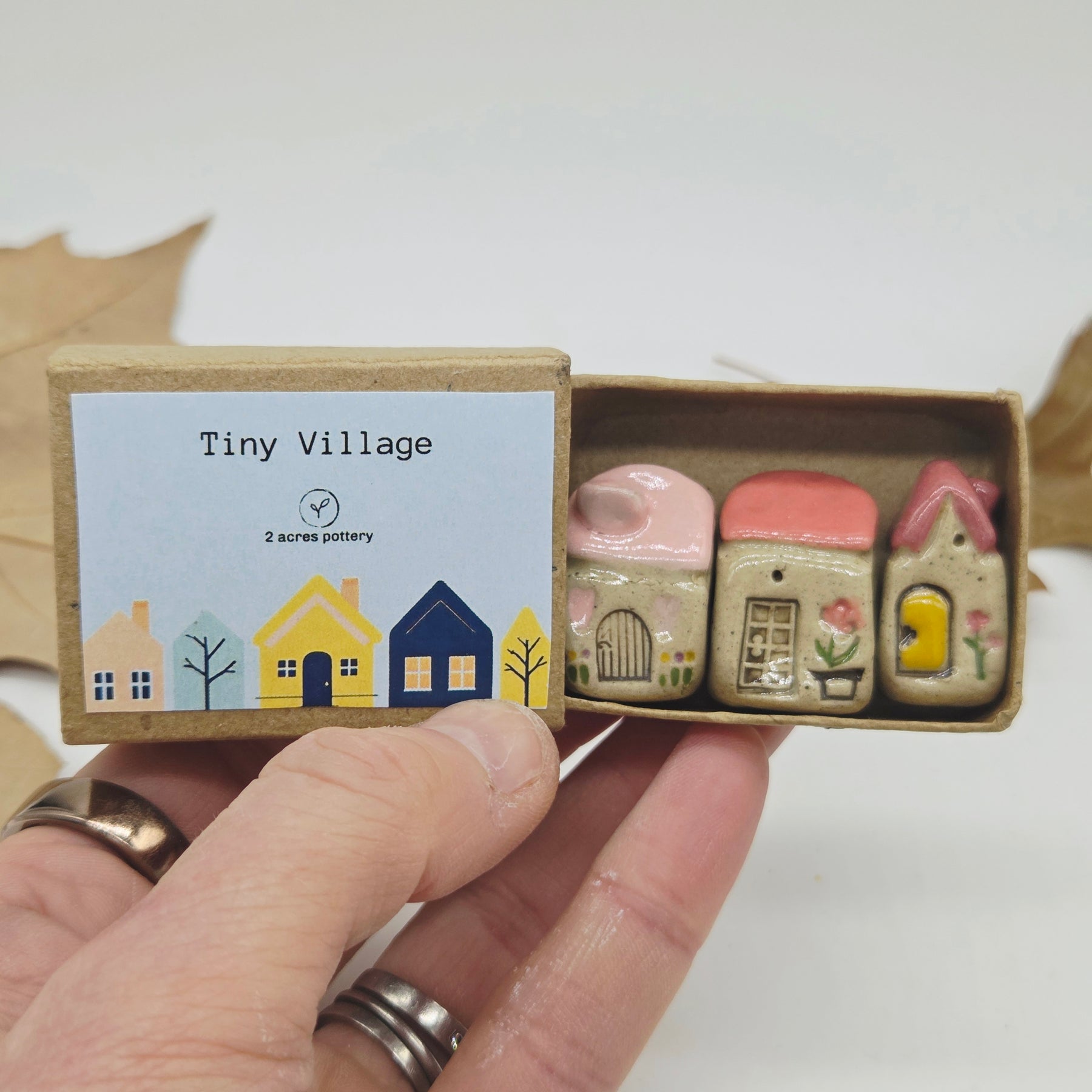 Tiny Ceramic Village - Candyfloss Crescent