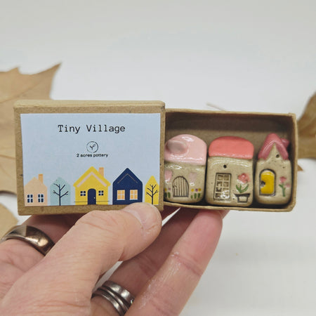 Tiny Ceramic Village - Candyfloss Crescent