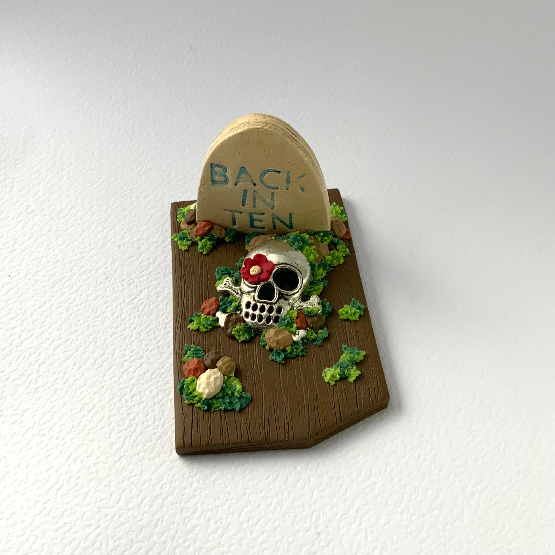 DEAD CUTE – Miniature Gothic Graveyard Scene | Handmade Polymer Clay Art | Choose Your Resting Place