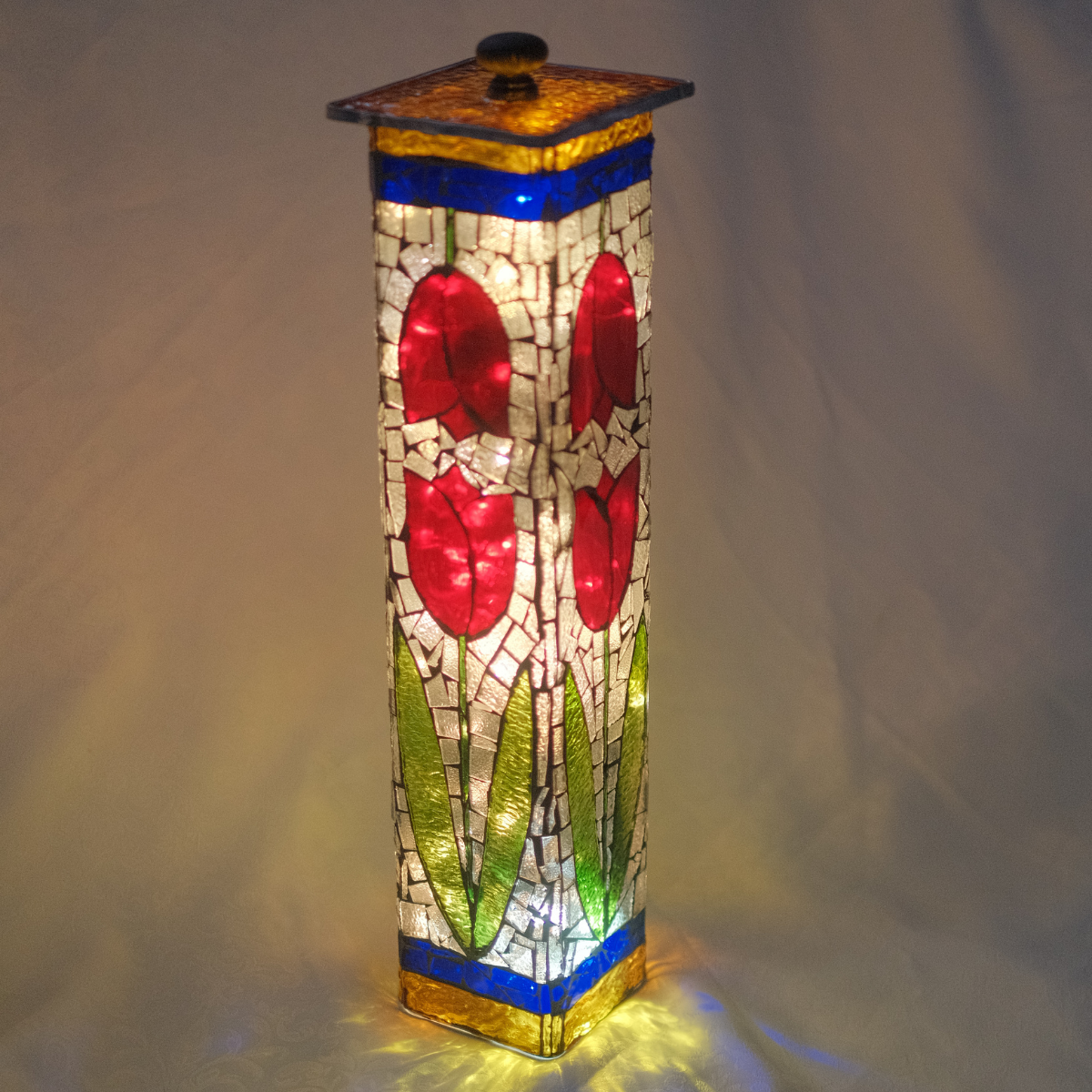 Glass Light Sculpture | Royal Tulip