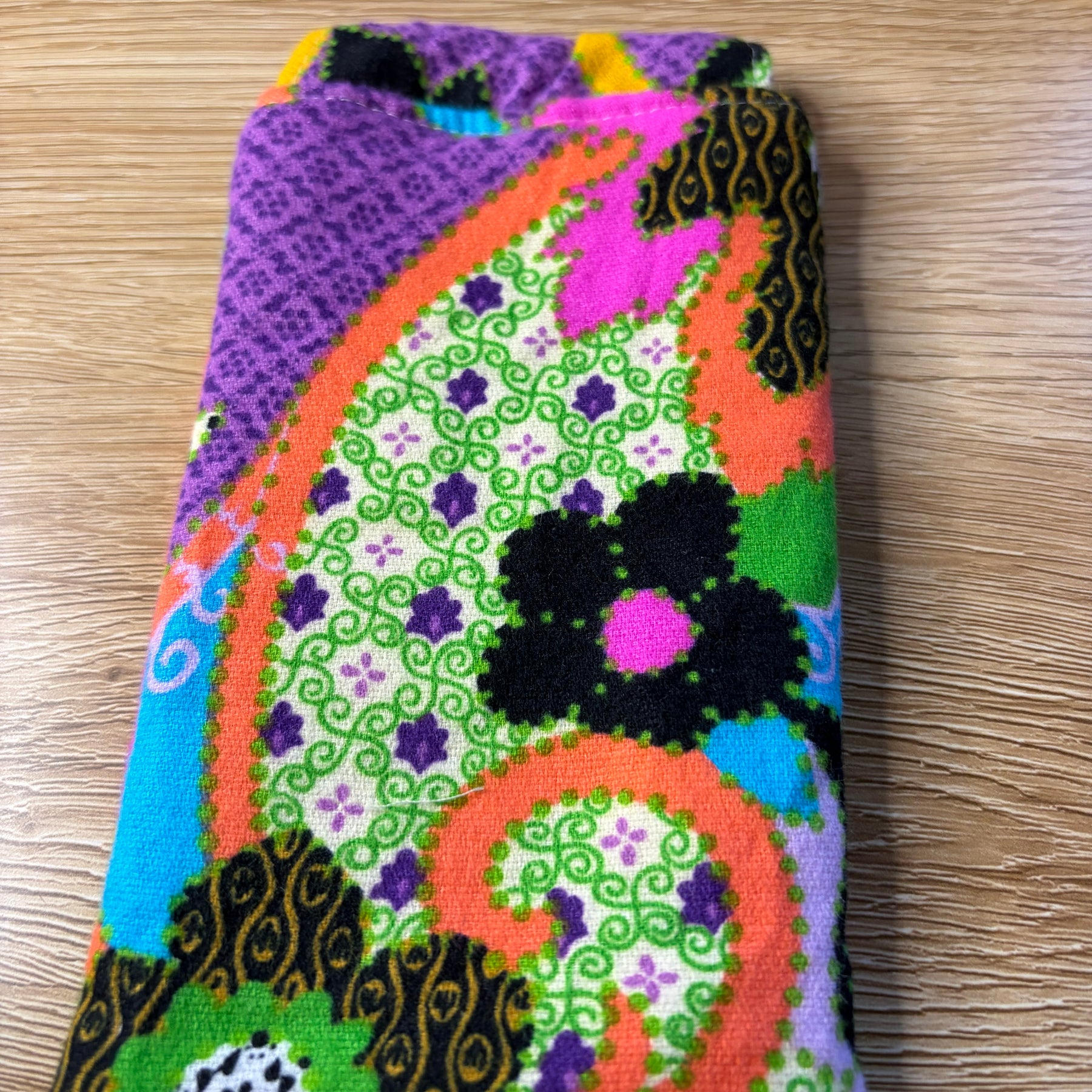 gorgeous bright vintage fabric sunglass pouch - violetclothing - free postage