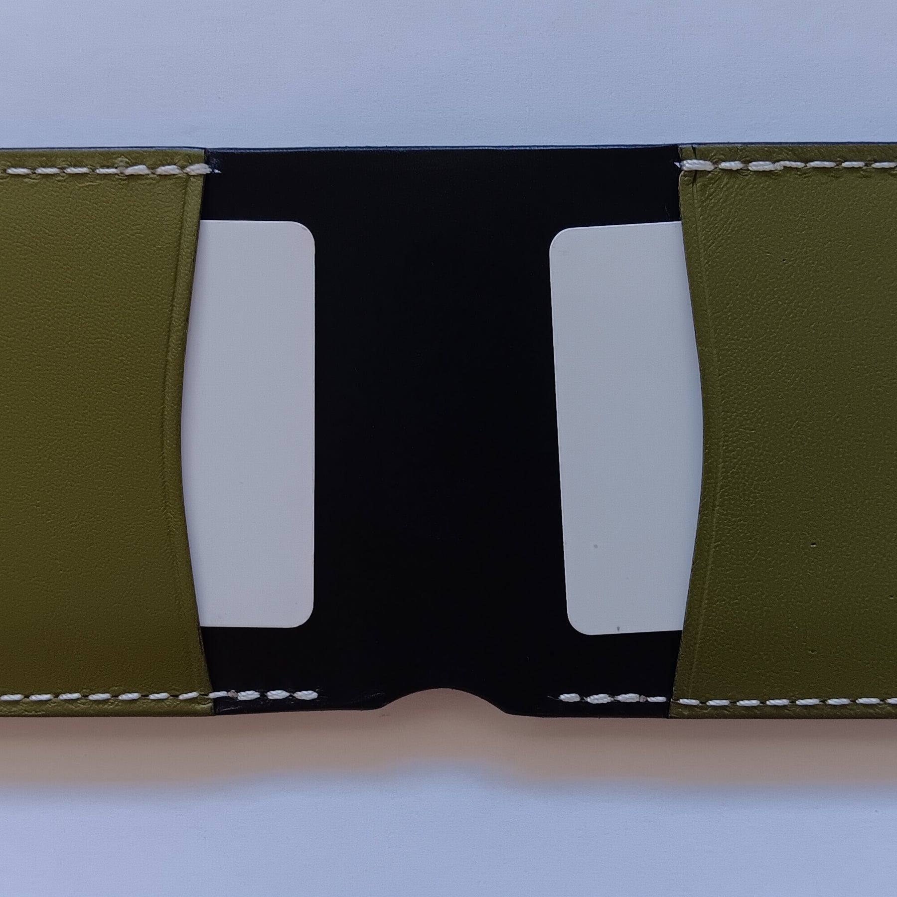 Men's Wallet Cardholder - White Stitching