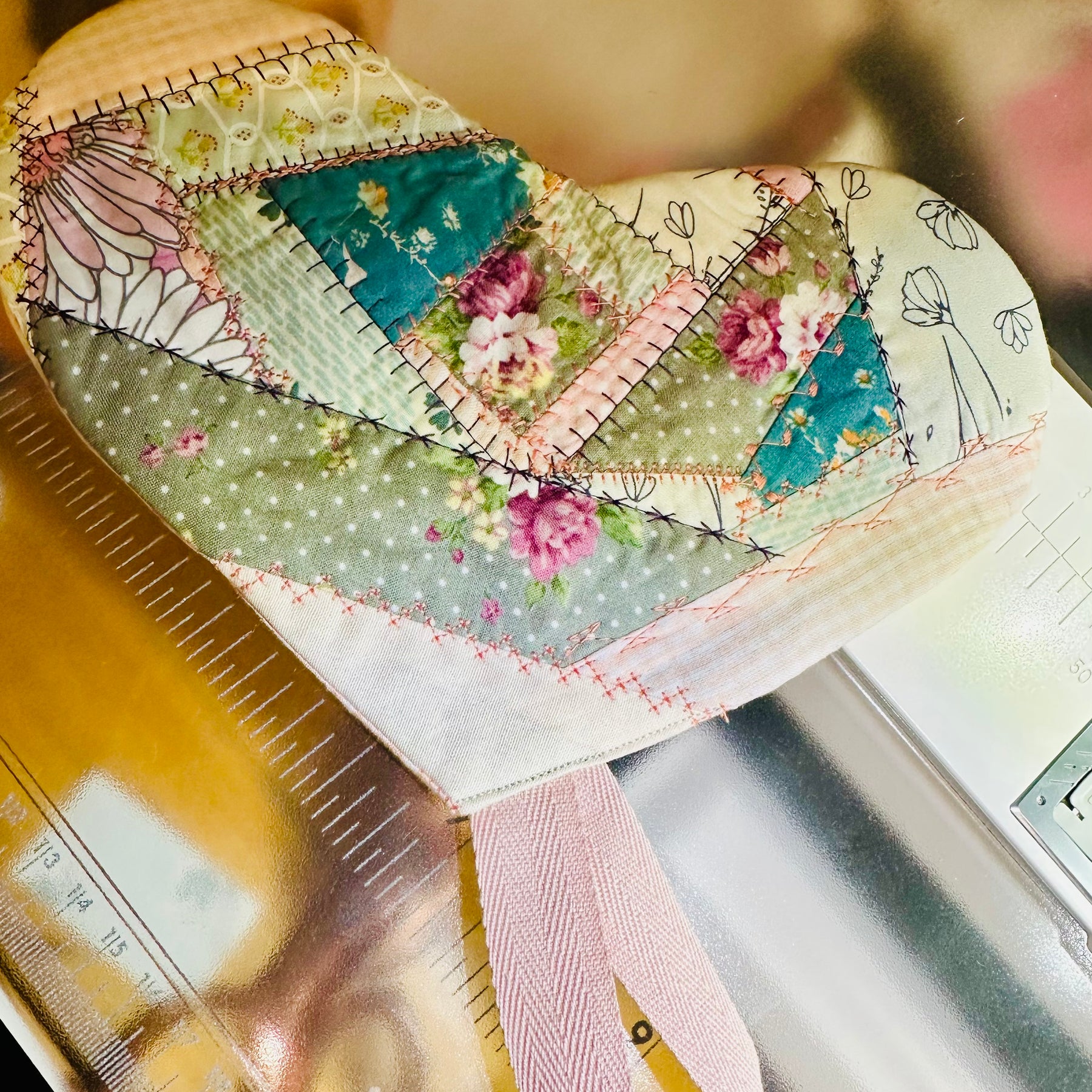 Cute heart shaped Oven Mitts