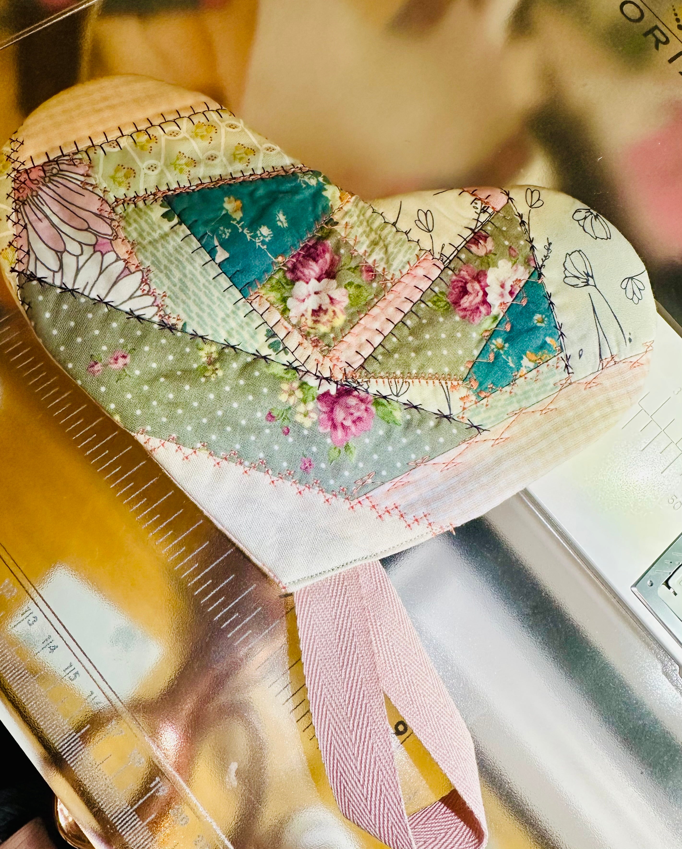 Cute heart shaped Oven Mitts