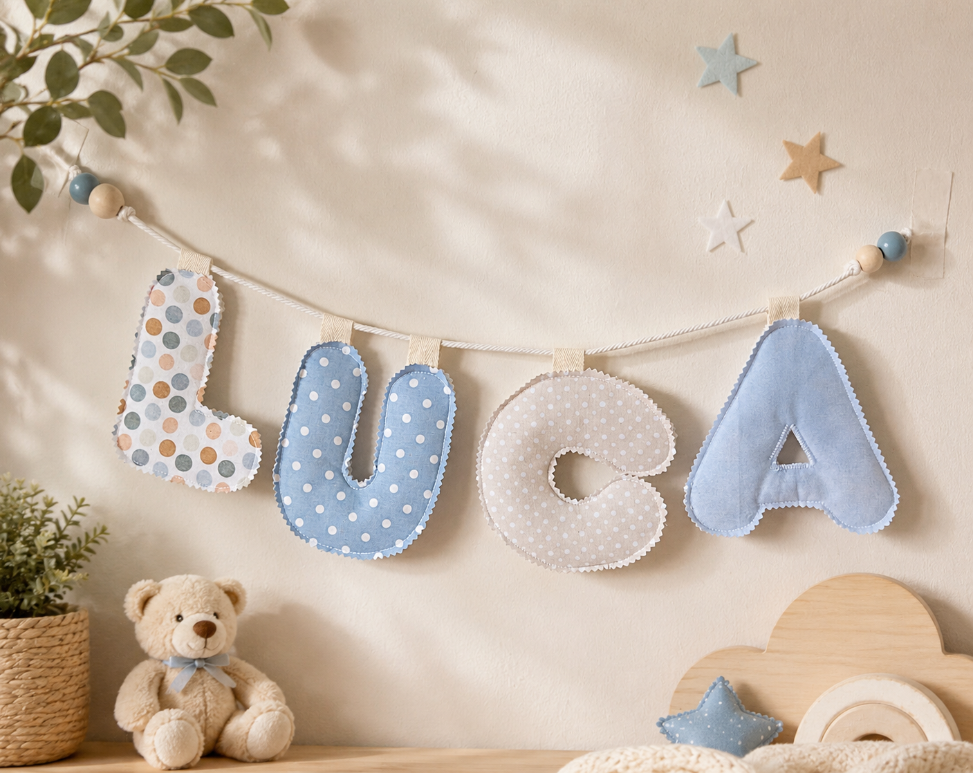 Handmade Personalised Room Decor Banner Nursery