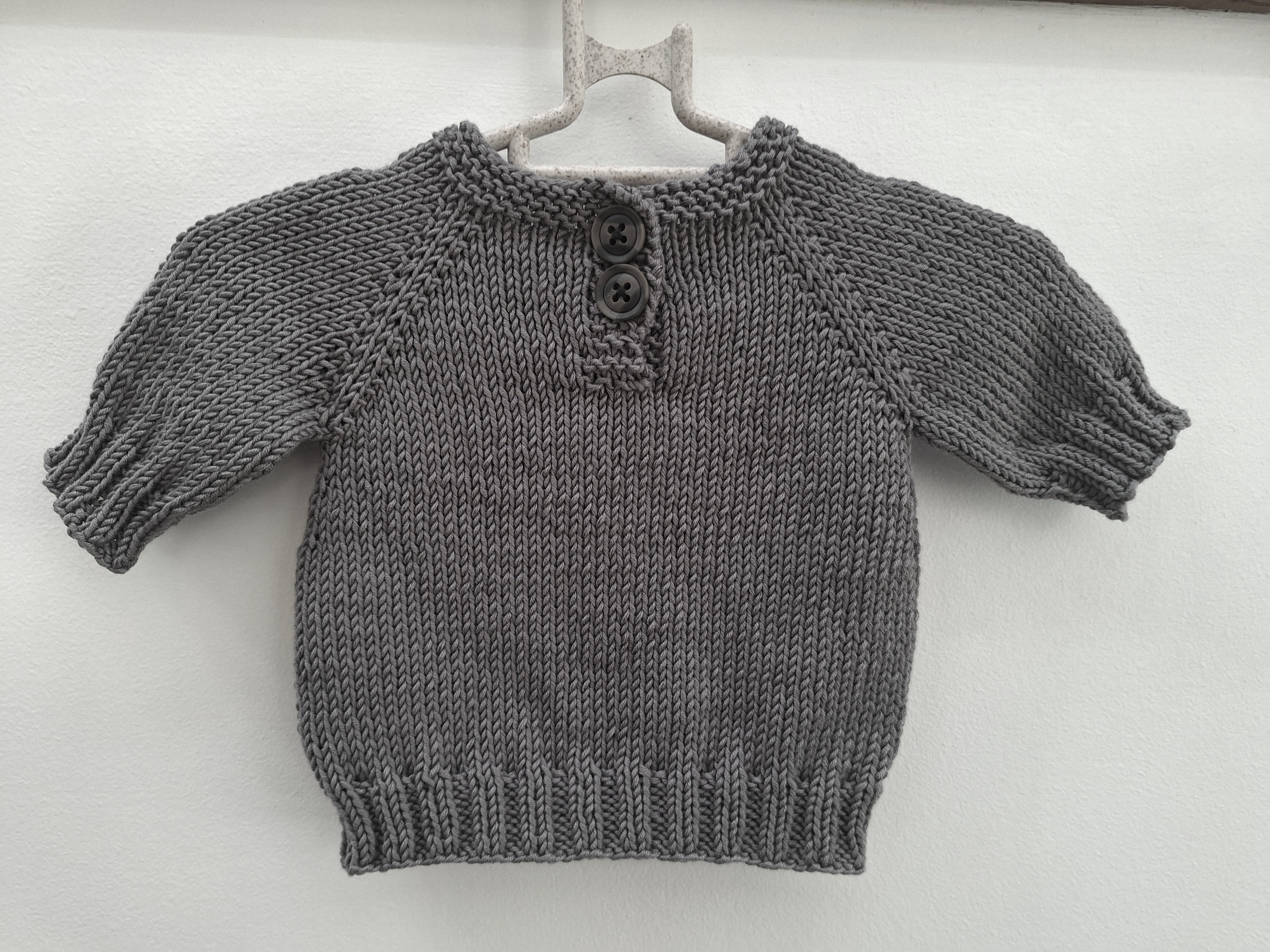 Bamboo-cotton Teeny Baby Snuggly Sweater Sz 0 -3mths