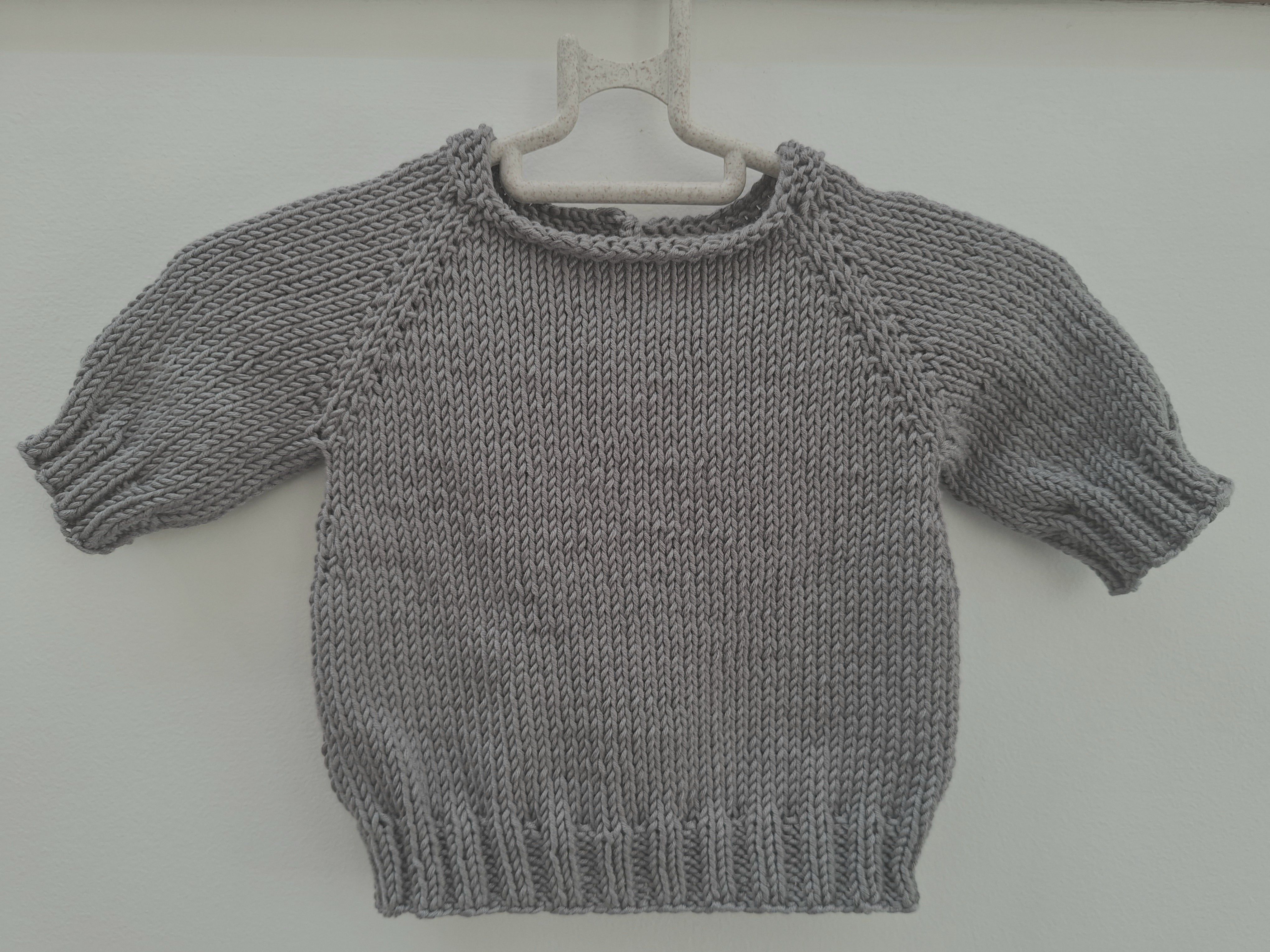 Bamboo-cotton Teeny Baby Snuggly Sweater Sz 0 -3mths