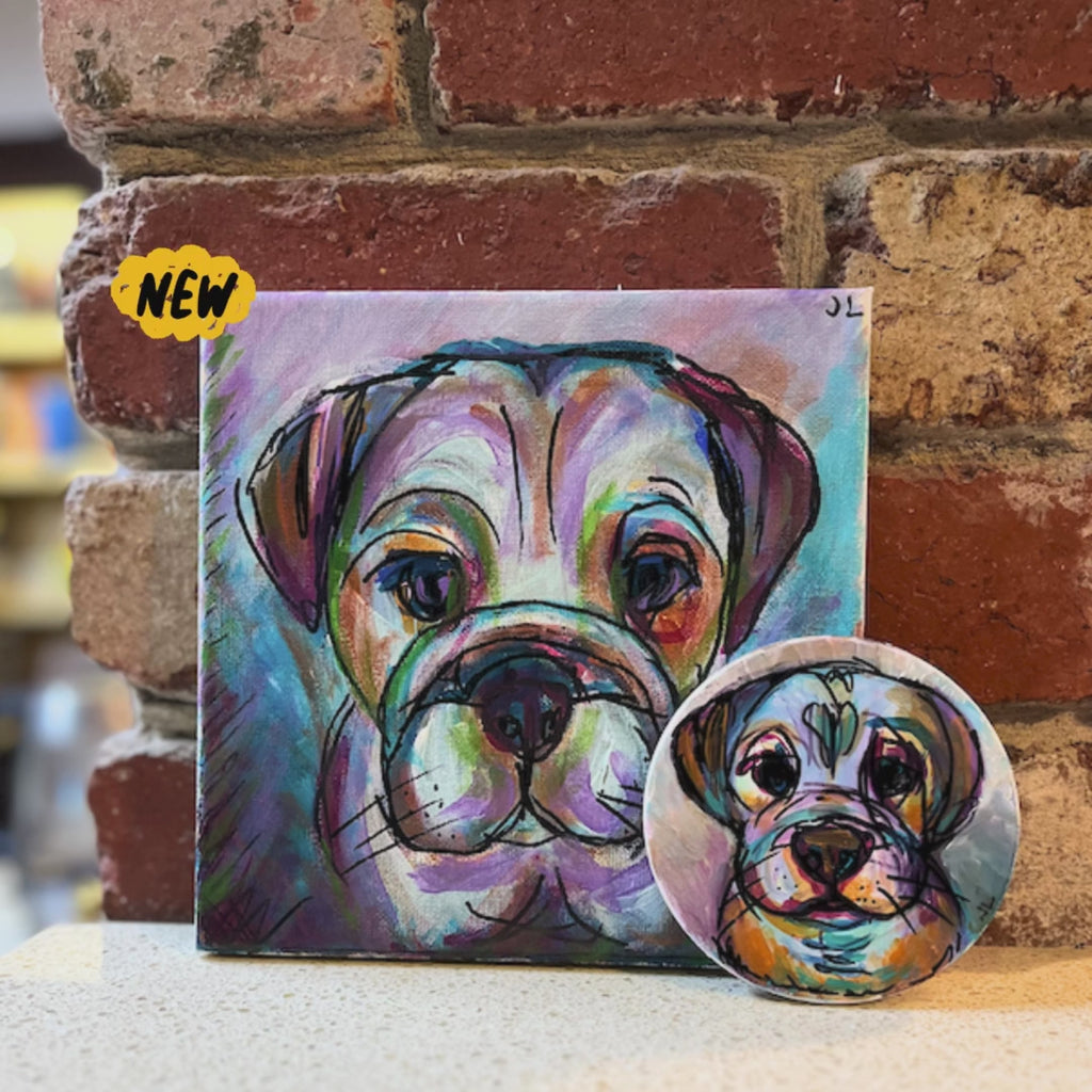 Gift Set! - 8"x8" Artwork & Coaster