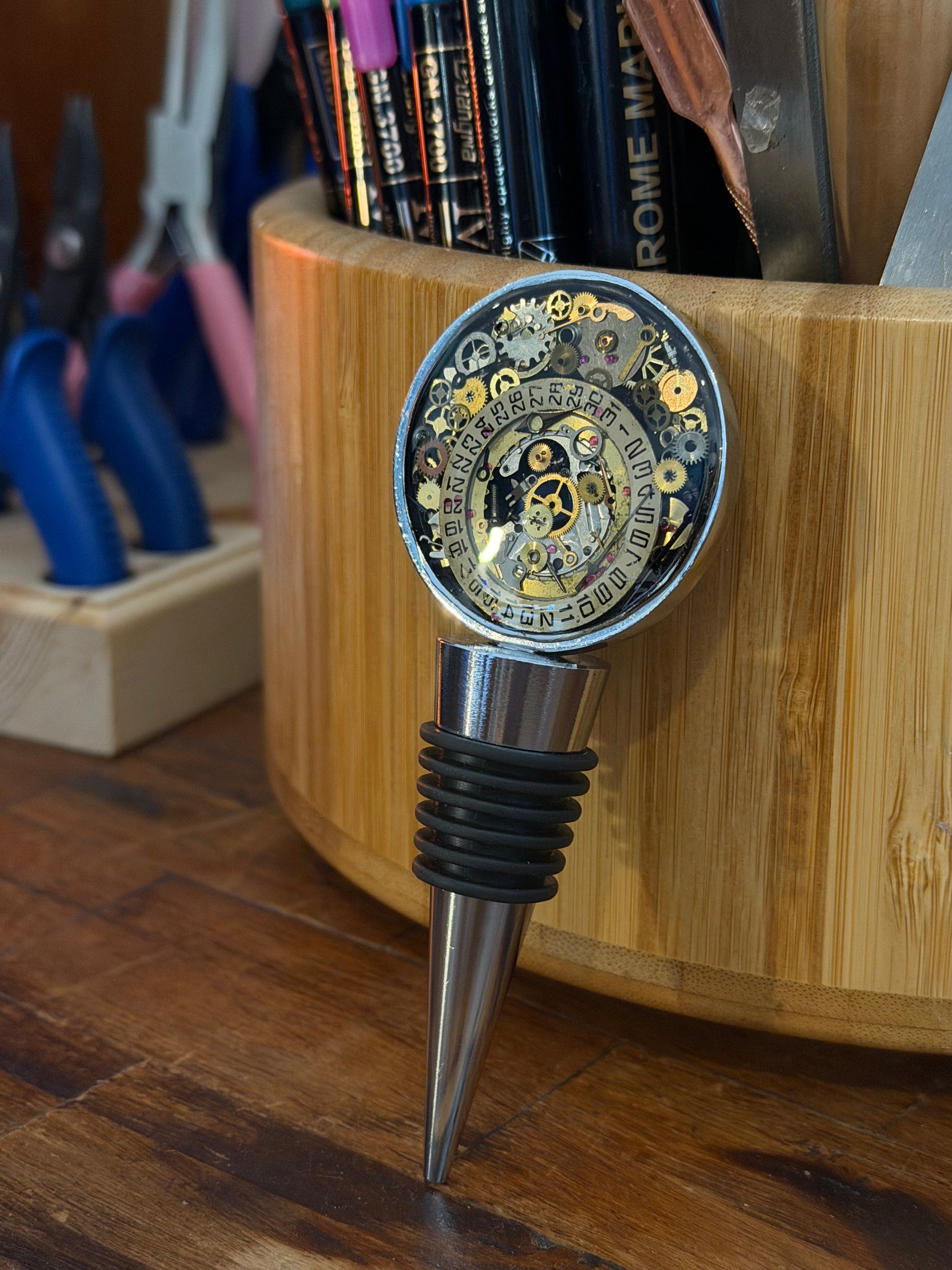 Steampunk Bottle Stopper