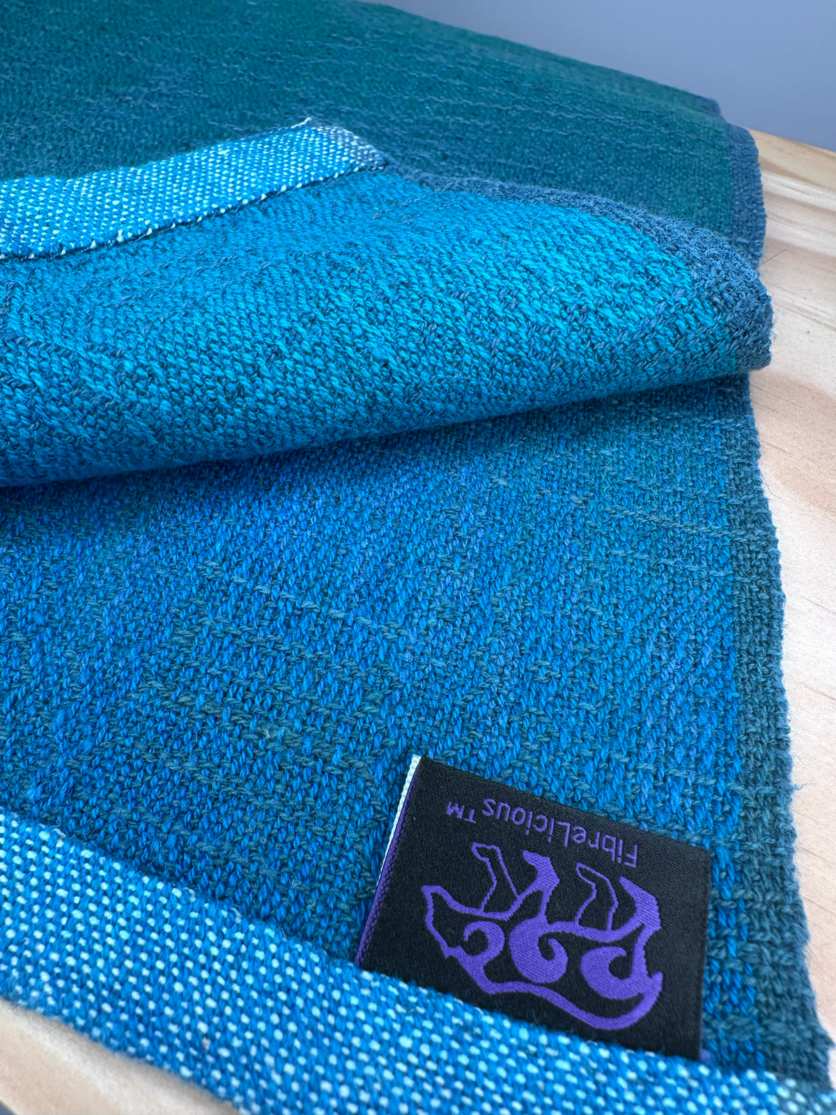 Hand-Dyed and Handwoven Linen/Cotton Tea Towels