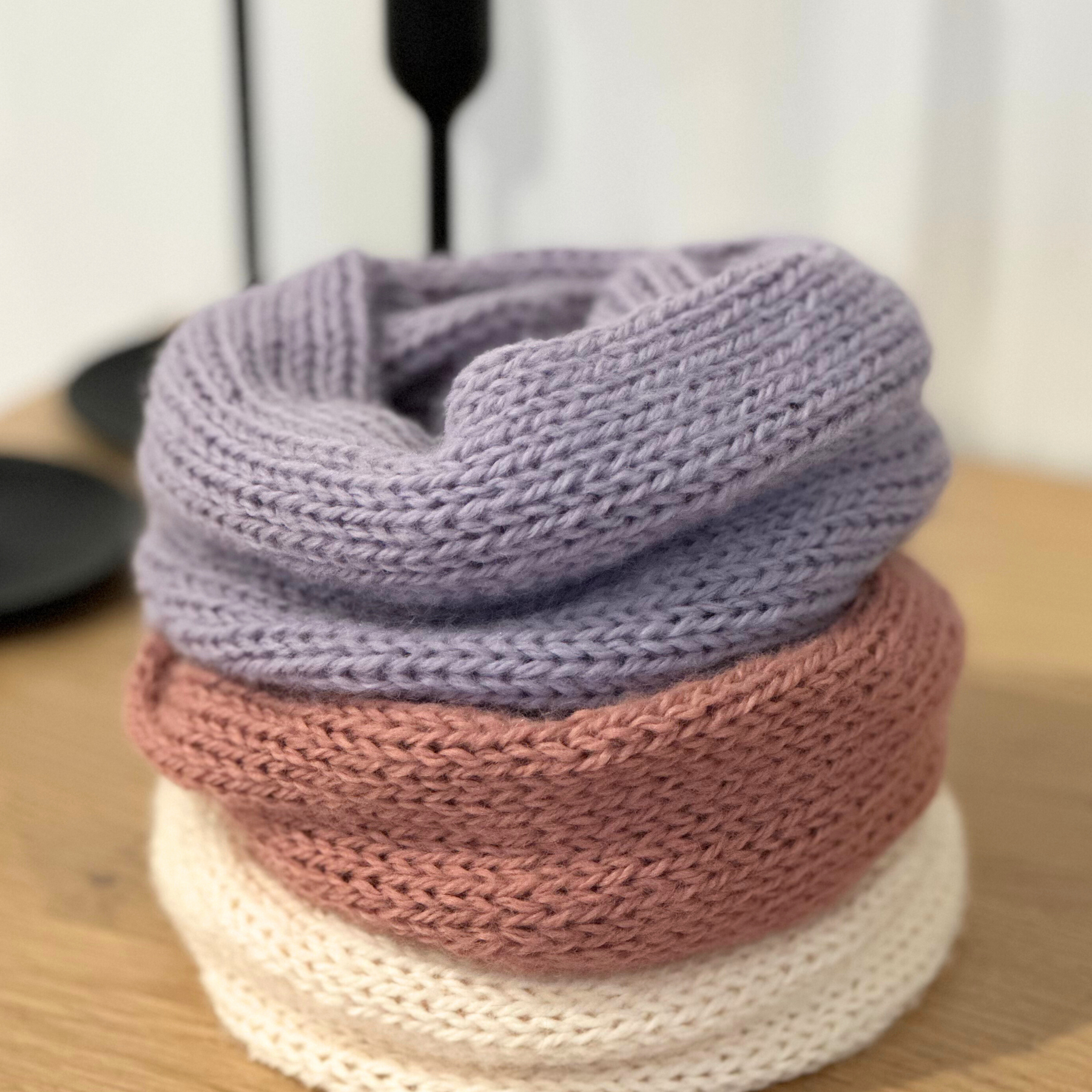Oversized Vegan Knit Scrunchie