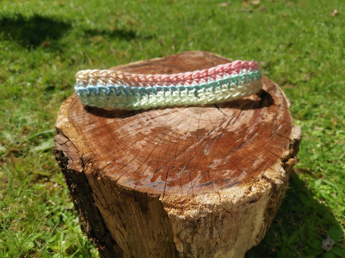 Pastel Multicolour Crochet Headband