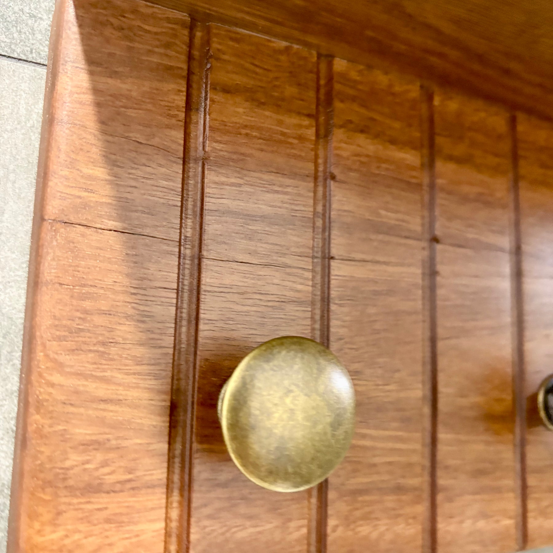 Spotted gum rustic wall shelf