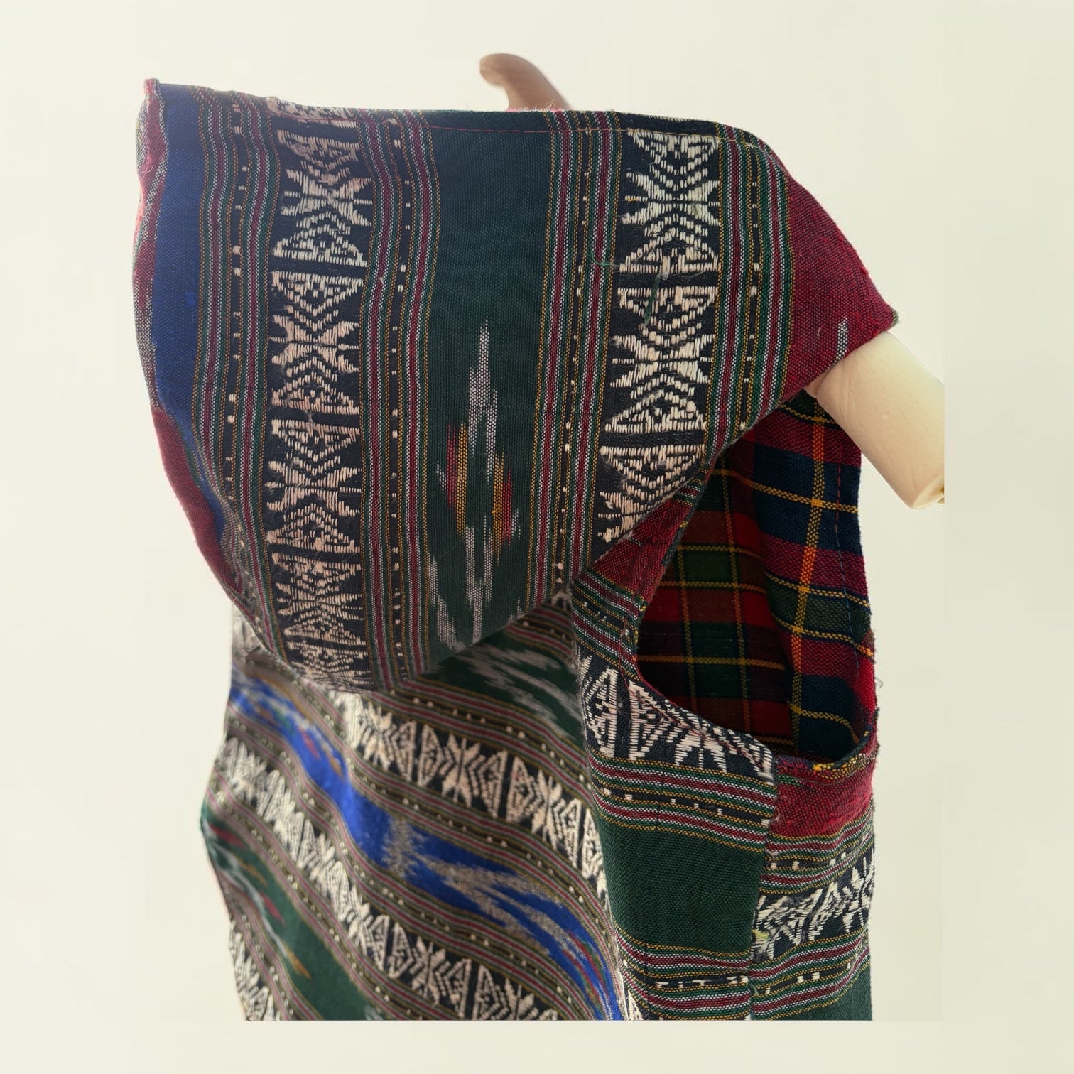Boho Cotton Vest with Hood Size 4