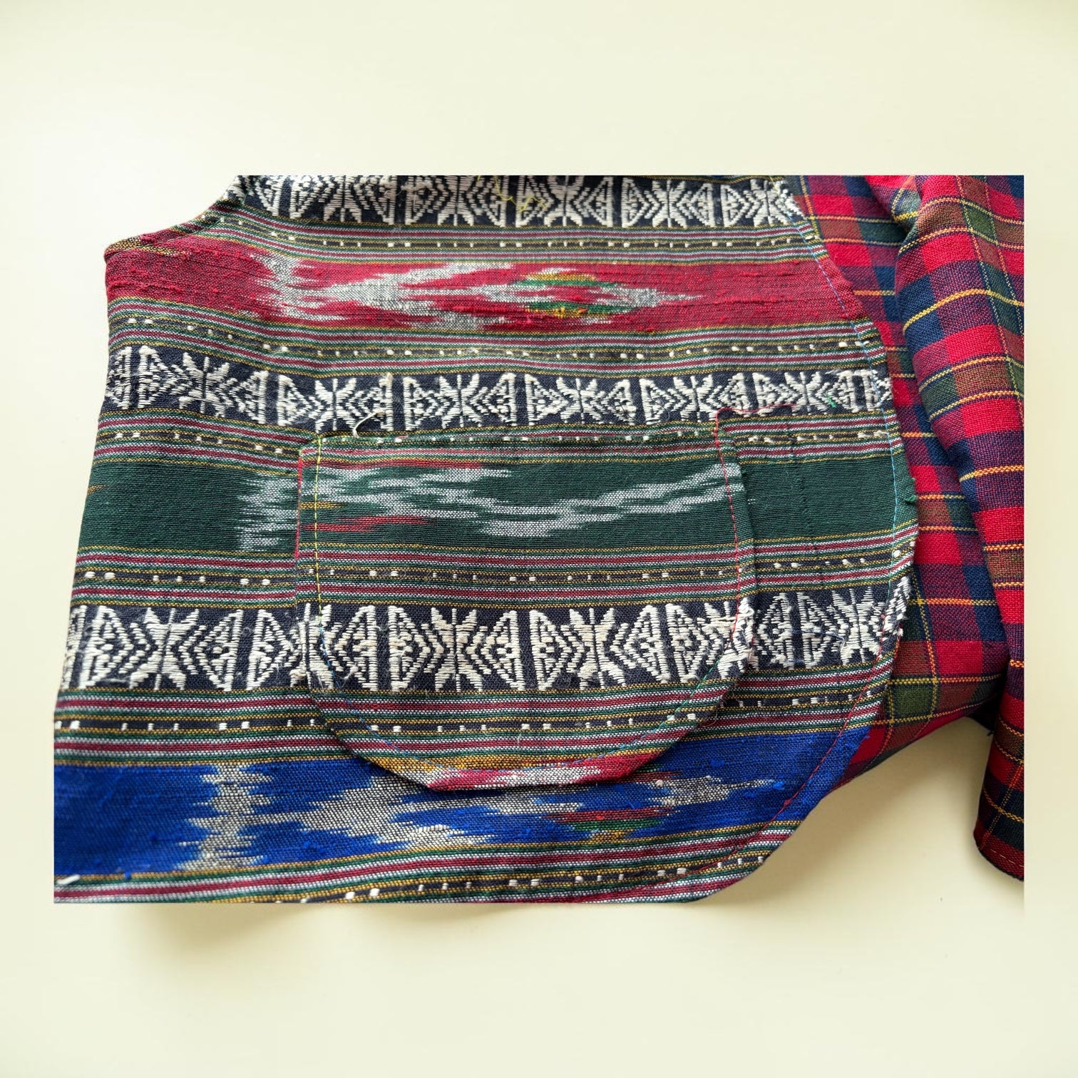 Boho Cotton Vest with Hood Size 4