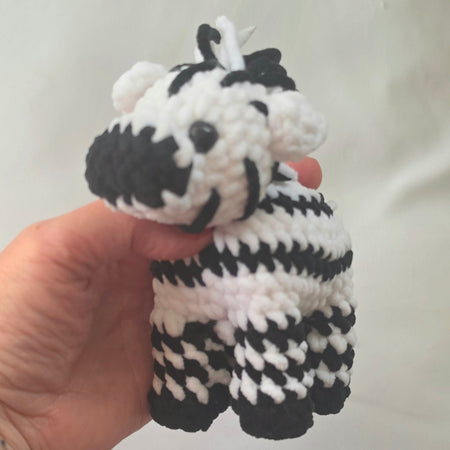 Crocheted Zebra