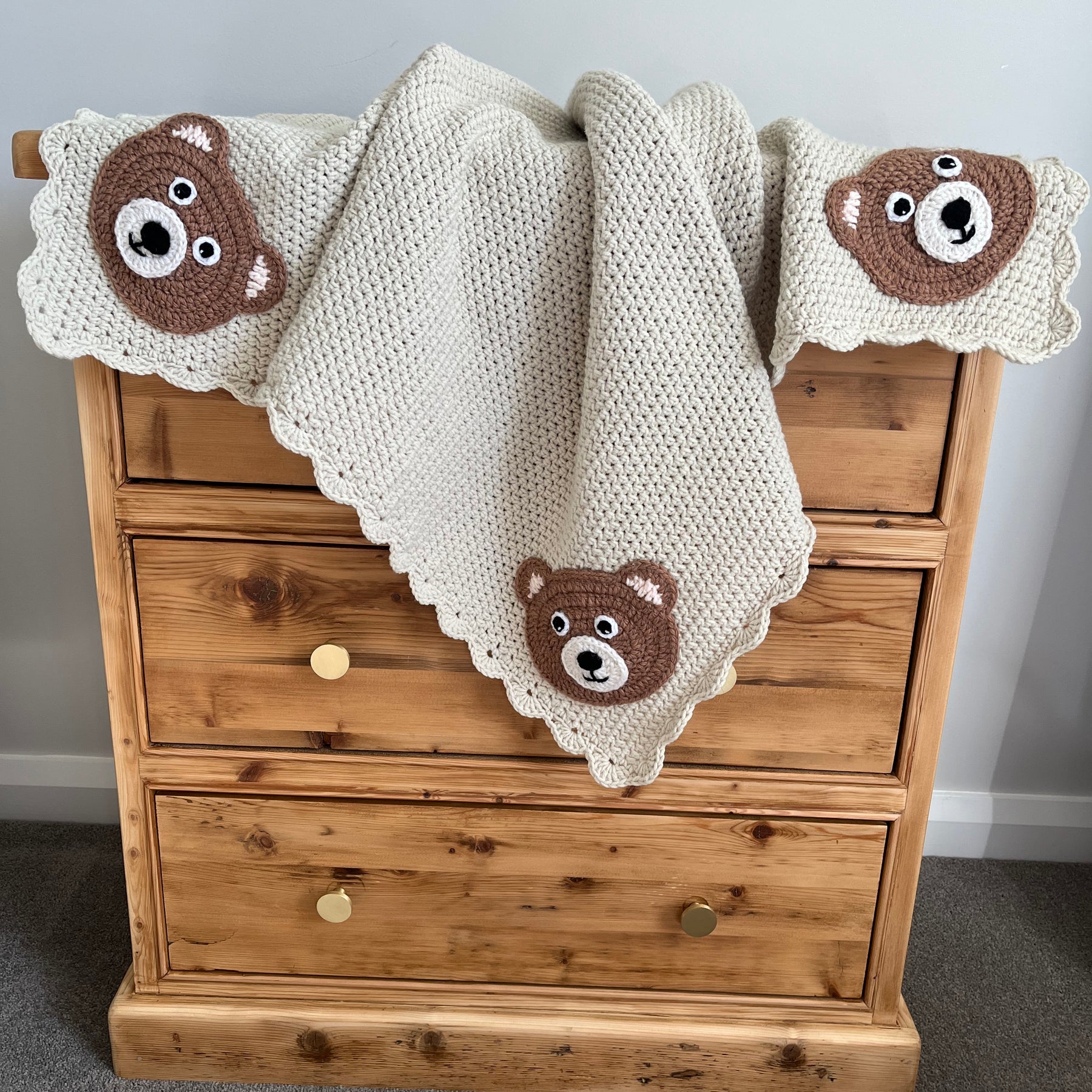 Just 4 Little Bears Baby Blanket