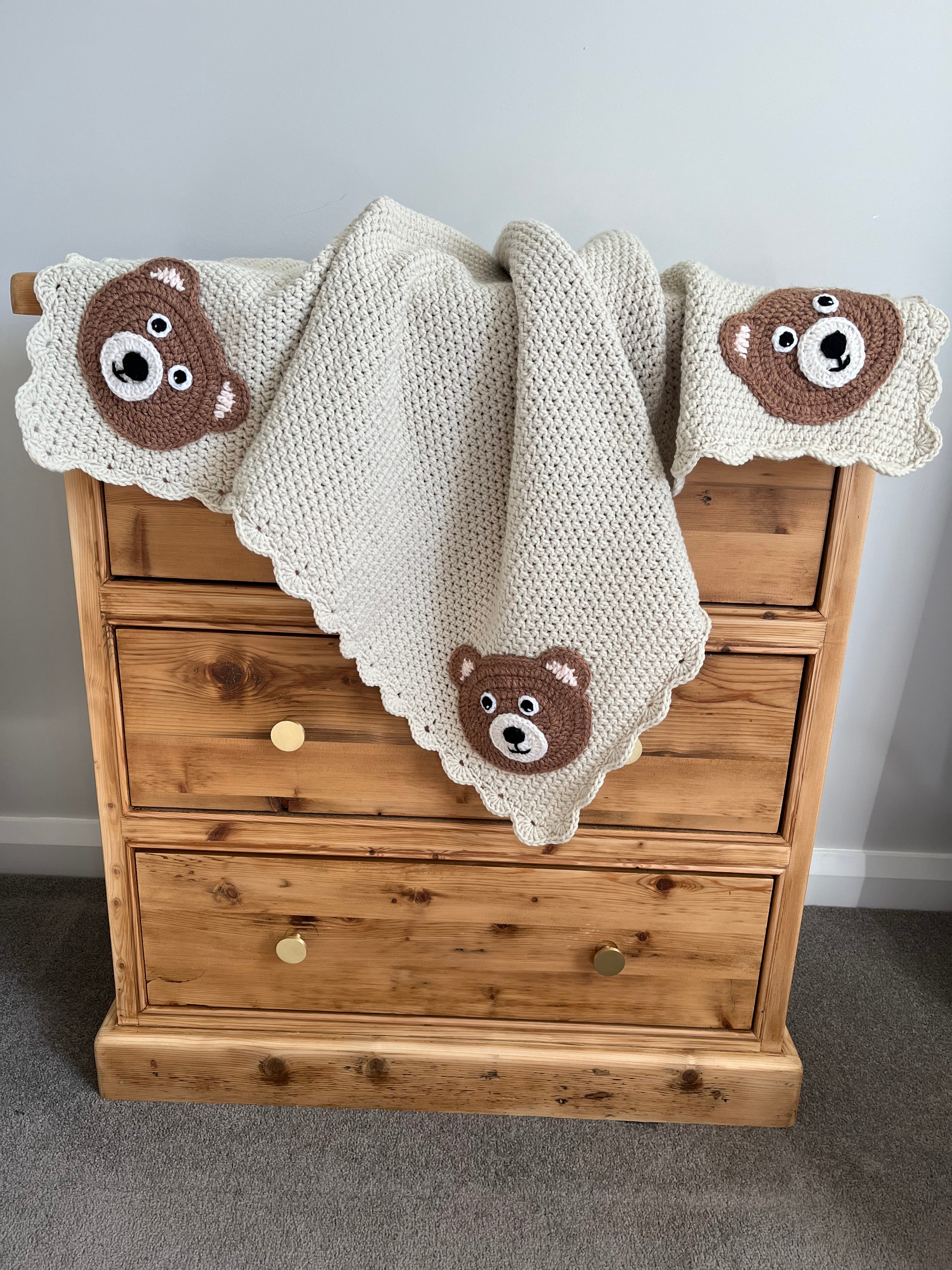 Just 4 Little Bears Baby Blanket