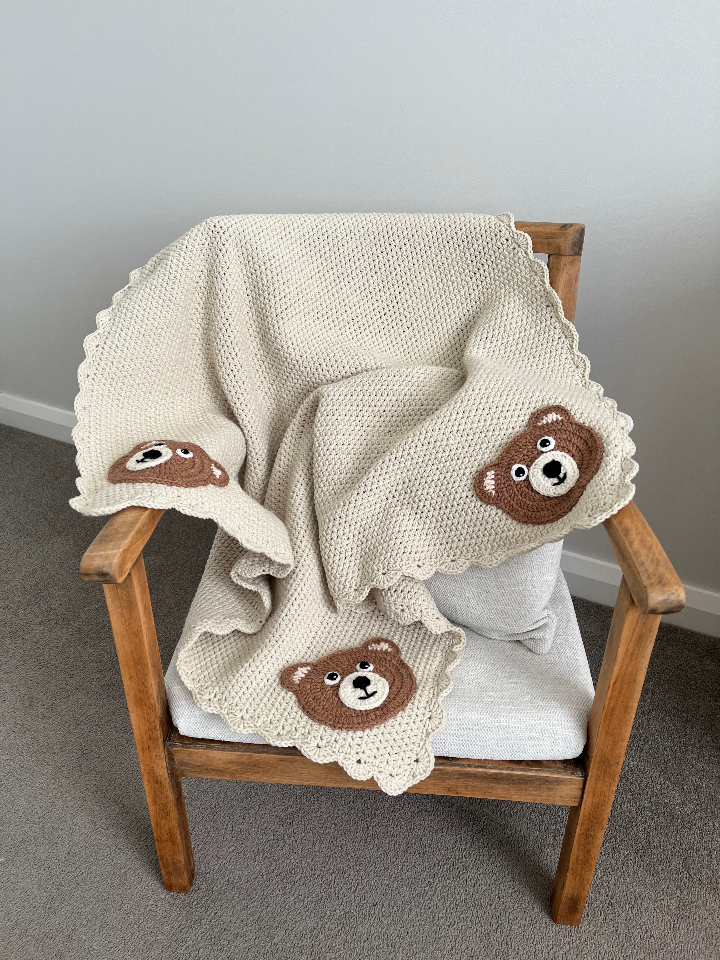 Just 4 Little Bears Baby Blanket