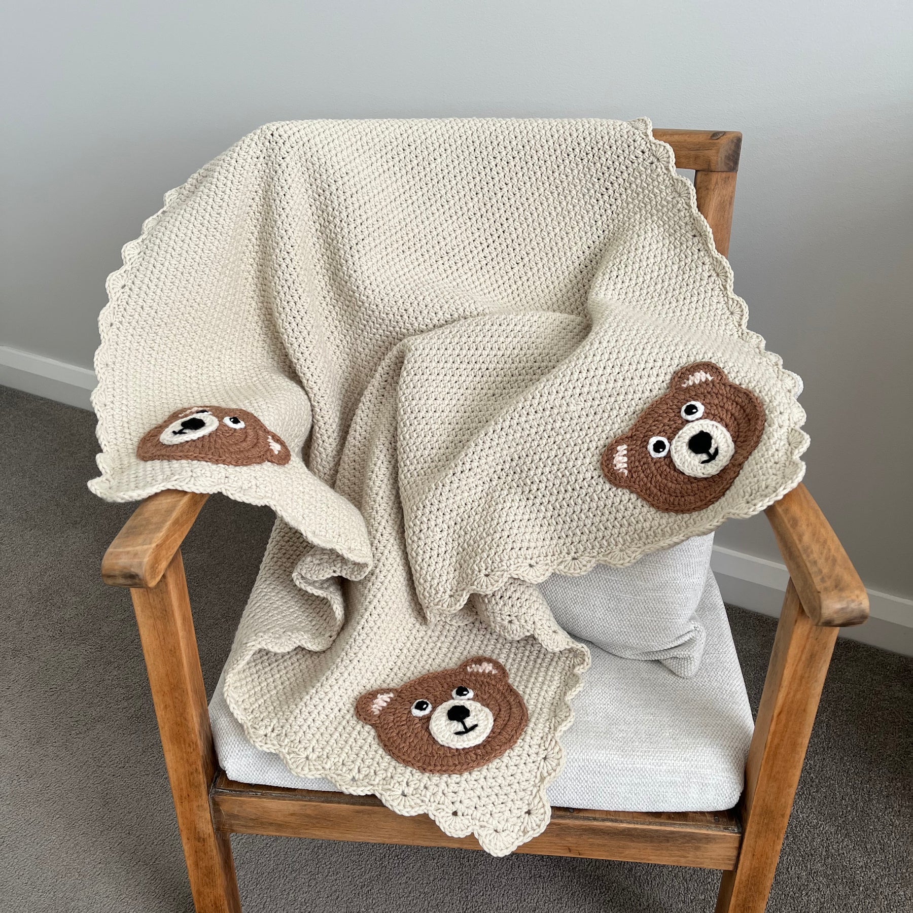 Just 4 Little Bears Baby Blanket