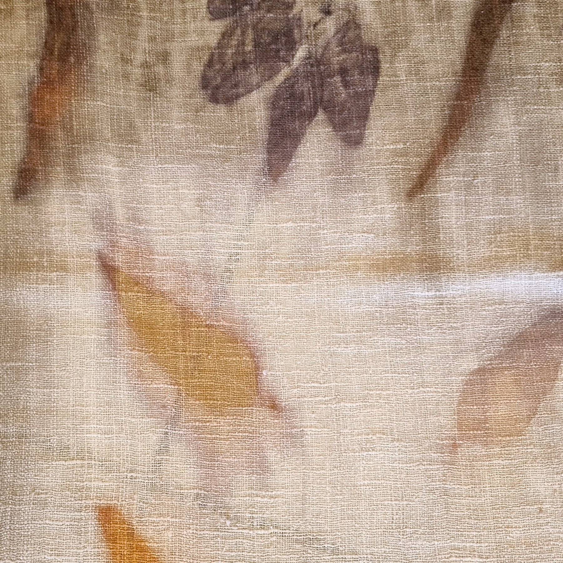 The Shanti - Extra Large Ecoprint Shawl - 100% Handloomed Eri (Peace) Silk