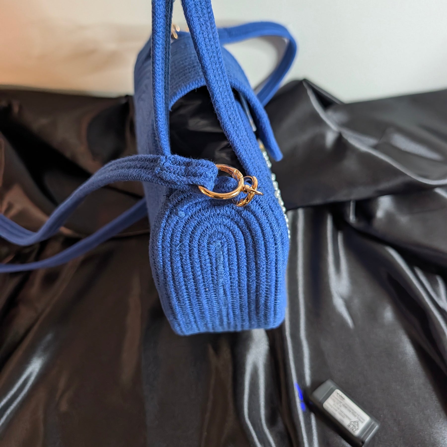Siana Handmade Cotton Cord Pearl Handbag