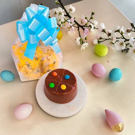 200gm Easter Hot Cross Bun Spiced Chocolate Fudge