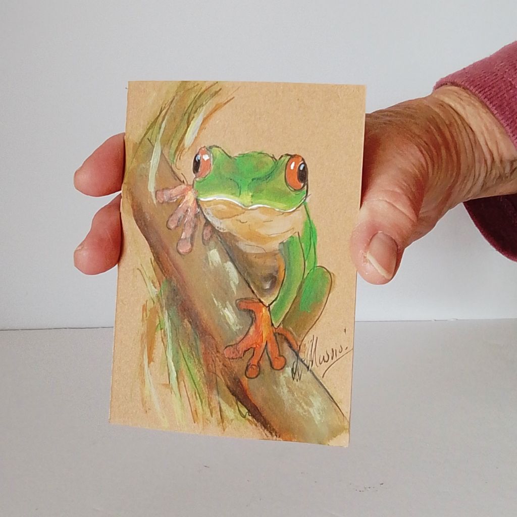 Handpainted Pocket Notebooks. Single or Set of 3. Bird and Animal designs