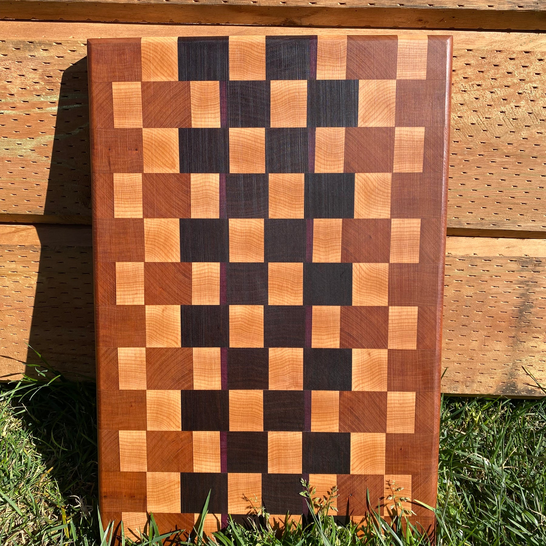 Chopping Board - "The Tri Timber Grid"