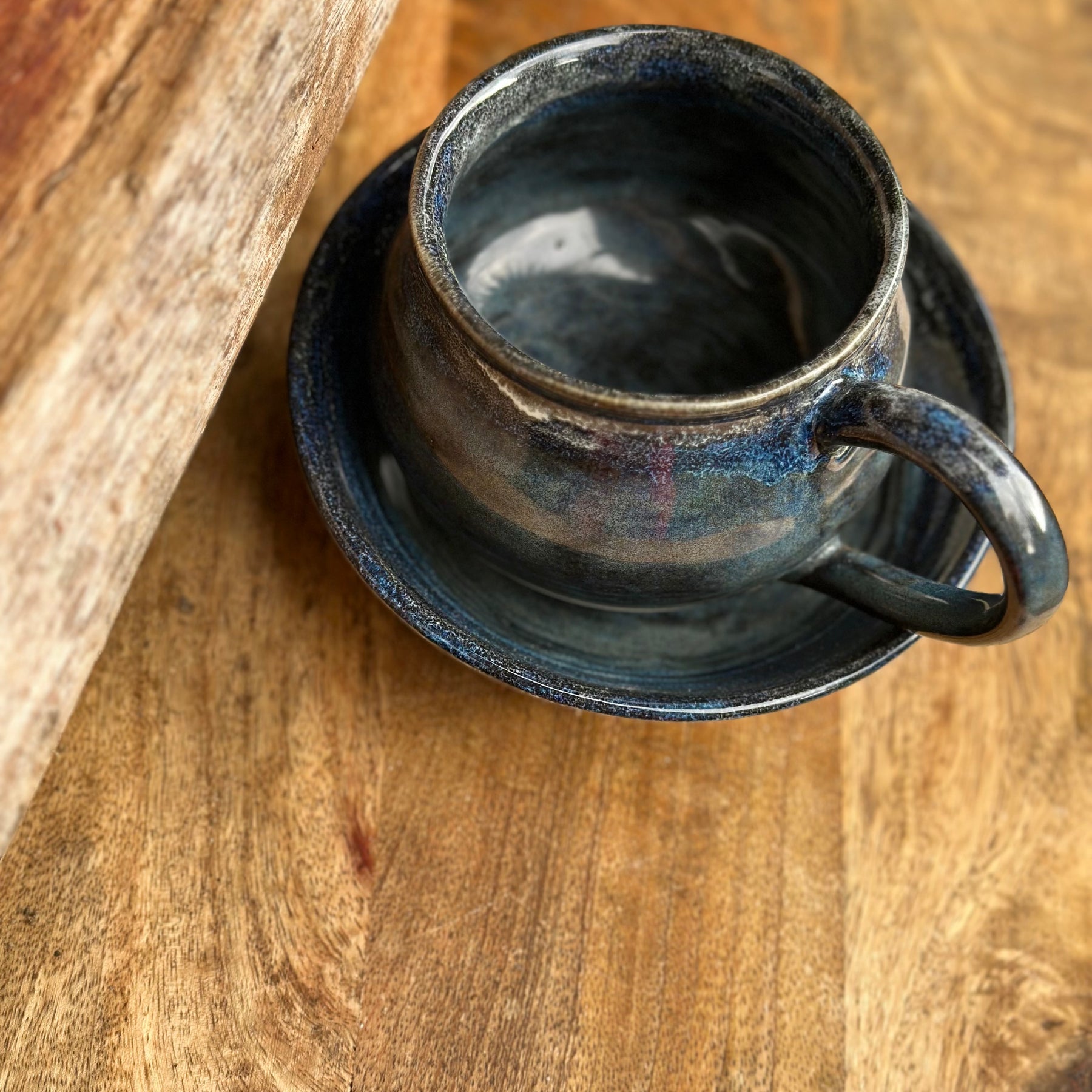 Coffee Mug and Bowl | Riders on the Storm | handmade ceramics