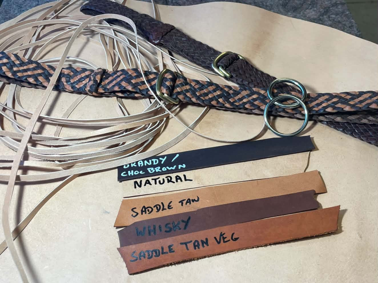 Custom Plaited Belt - 10 Plait (Adult)