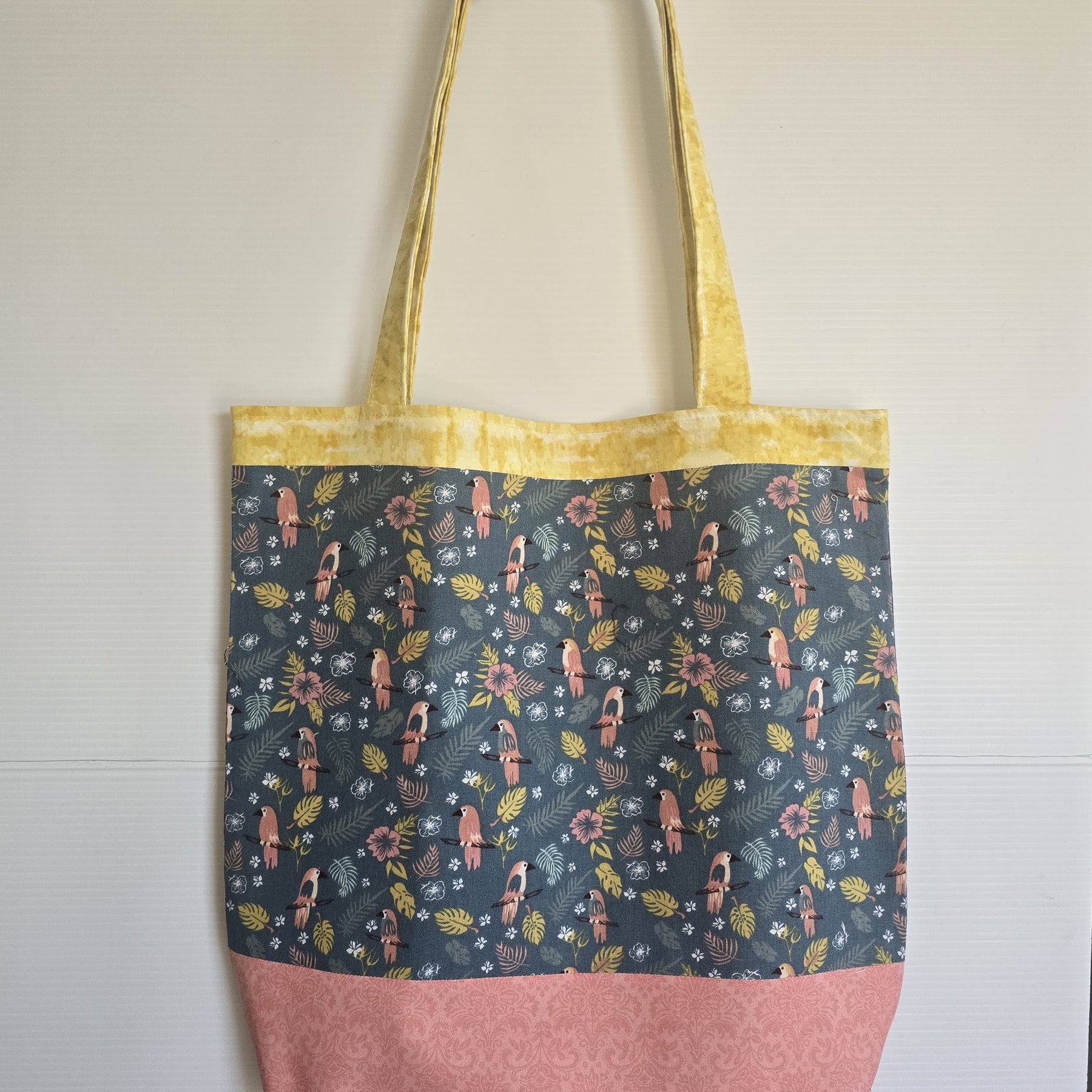 Handmade | Small Parrot | Garden | Tote Bag