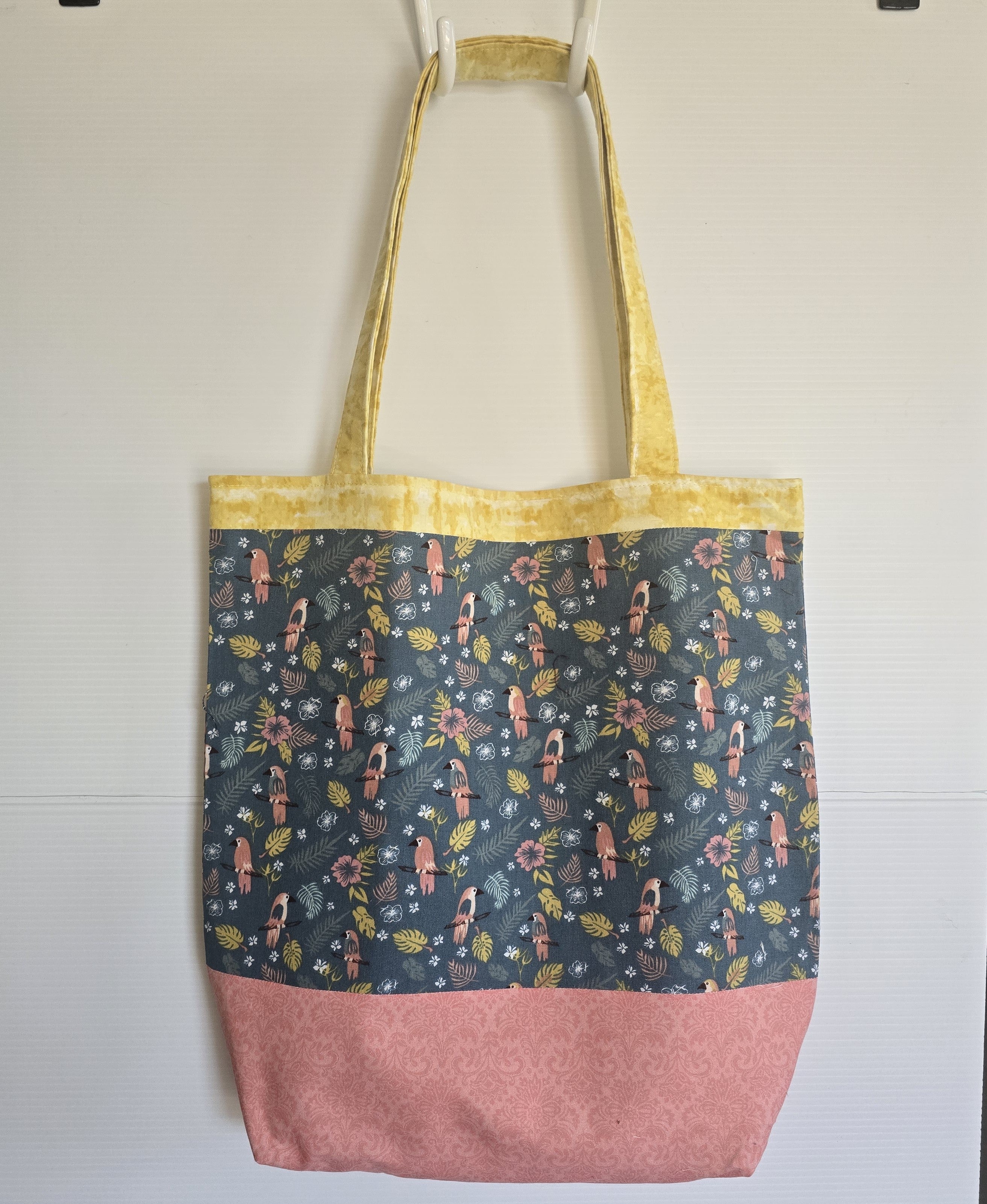 Handmade | Small Parrot | Garden | Tote Bag