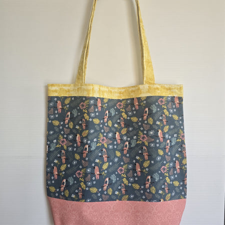 Handmade | Small Parrot | Garden | Tote Bag