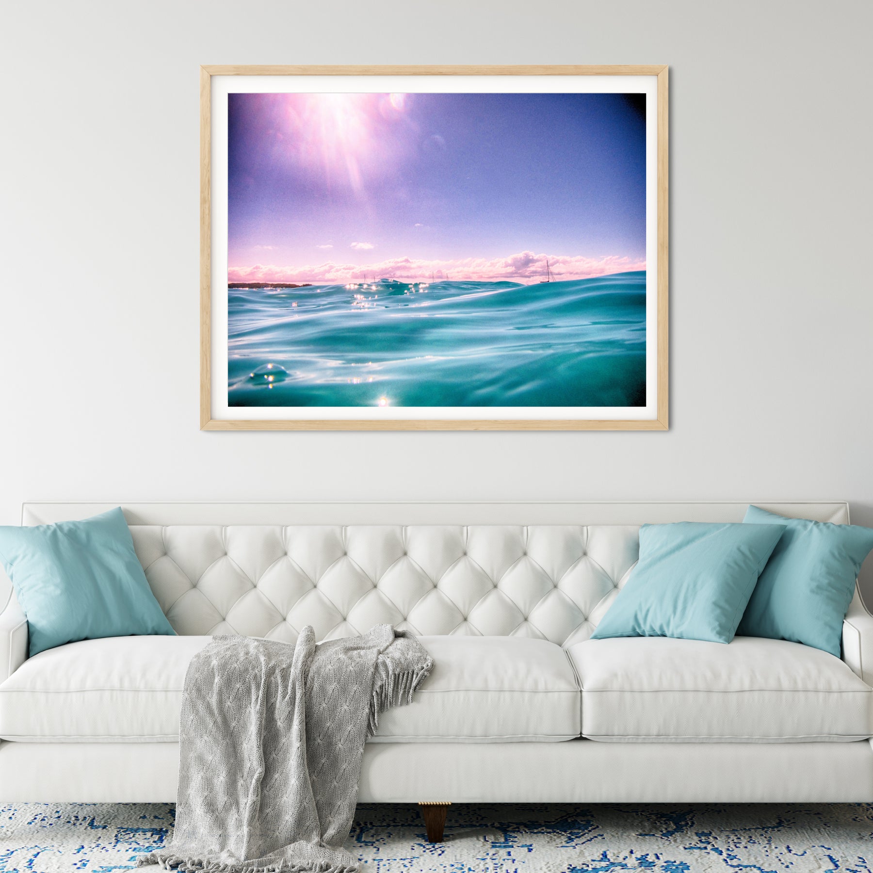 Great Barrier Reef Ocean Wave Wall Art