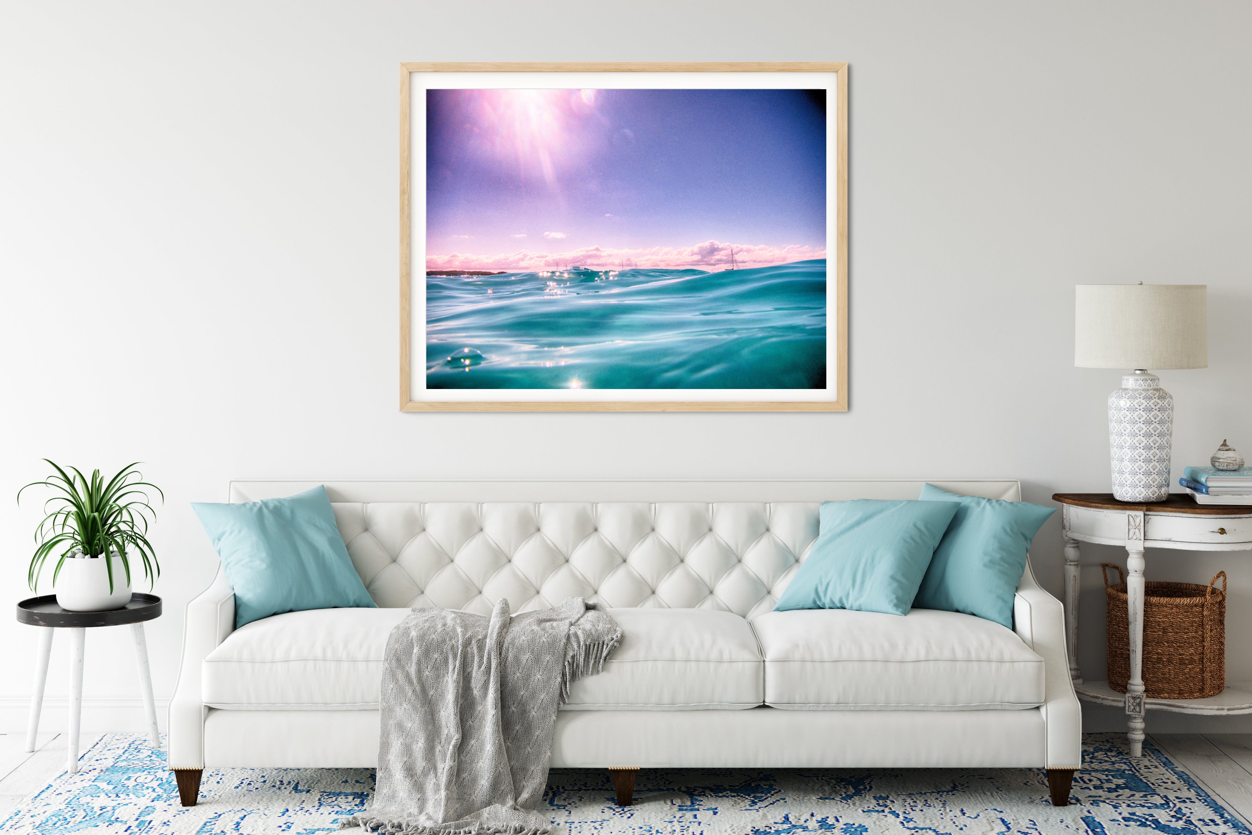 Great Barrier Reef Ocean Wave Wall Art