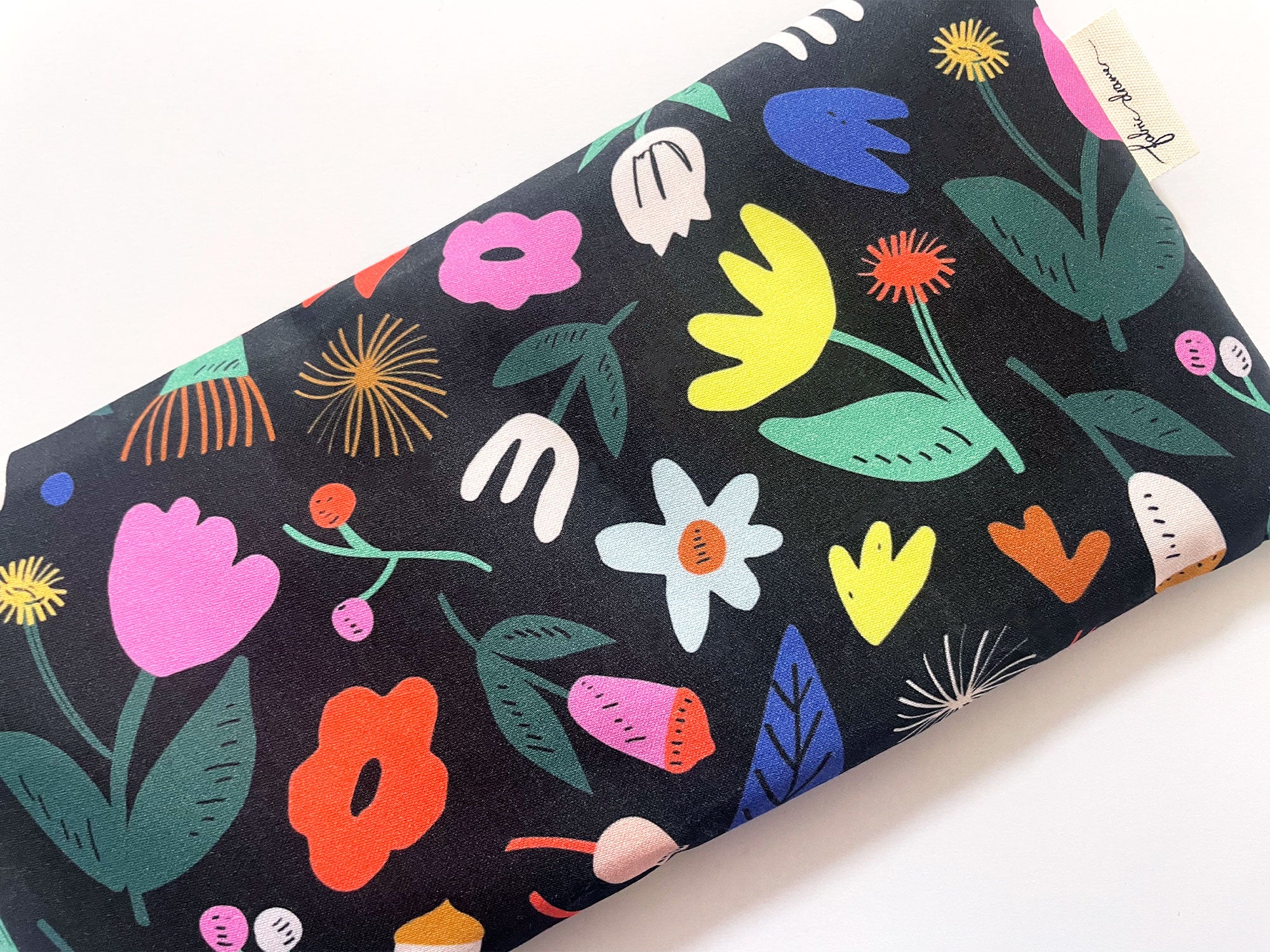 Weighted Eye Pillow Heat & Cool Pack, Handmade – Floral Pop