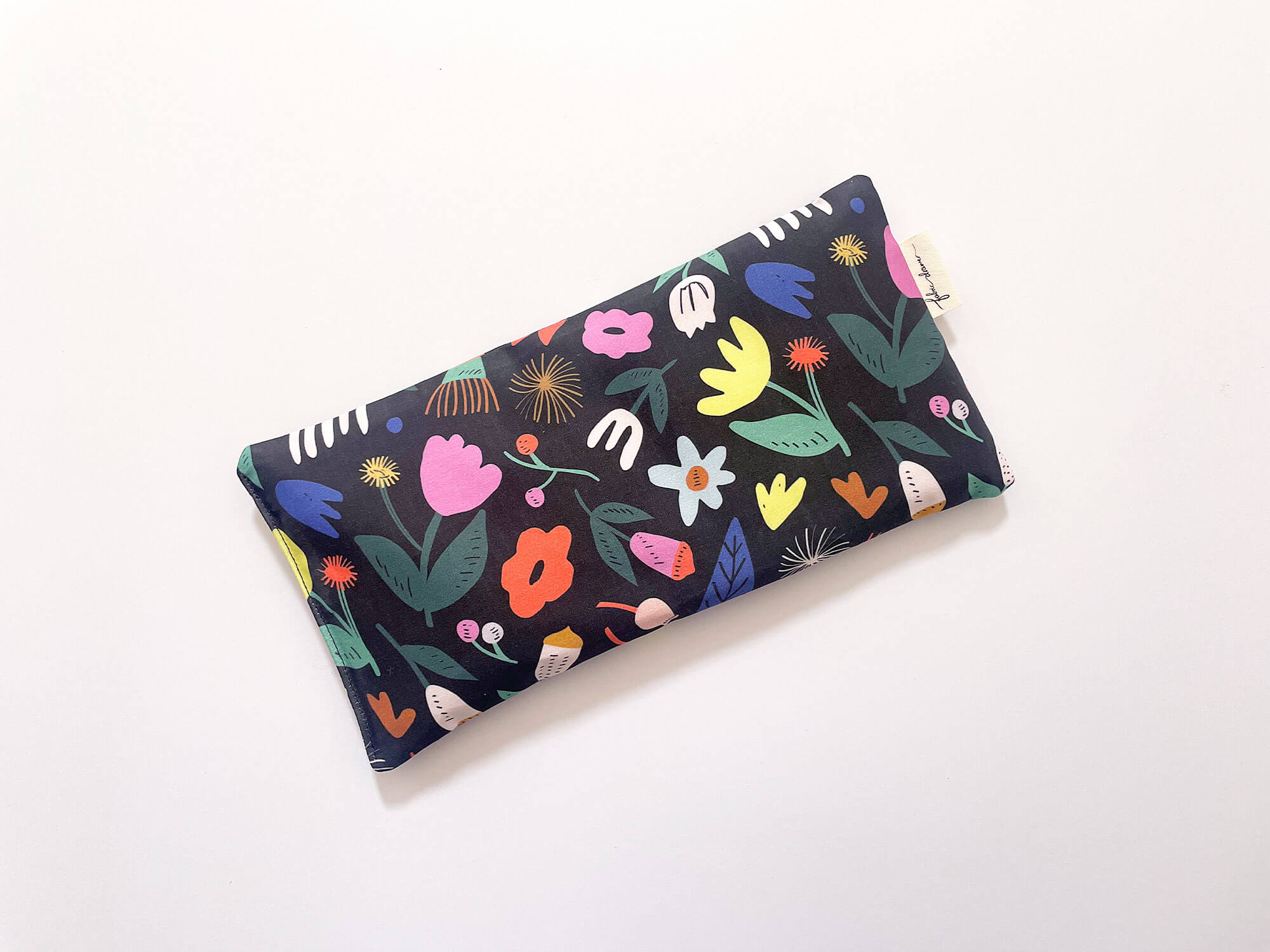 Weighted Eye Pillow Heat & Cool Pack, Handmade – Floral Pop