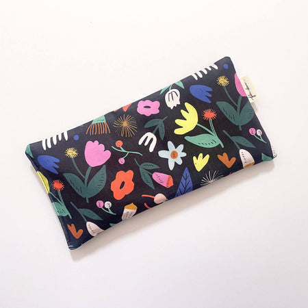 Weighted Eye Pillow Heat & Cool Pack, Handmade – Floral Pop