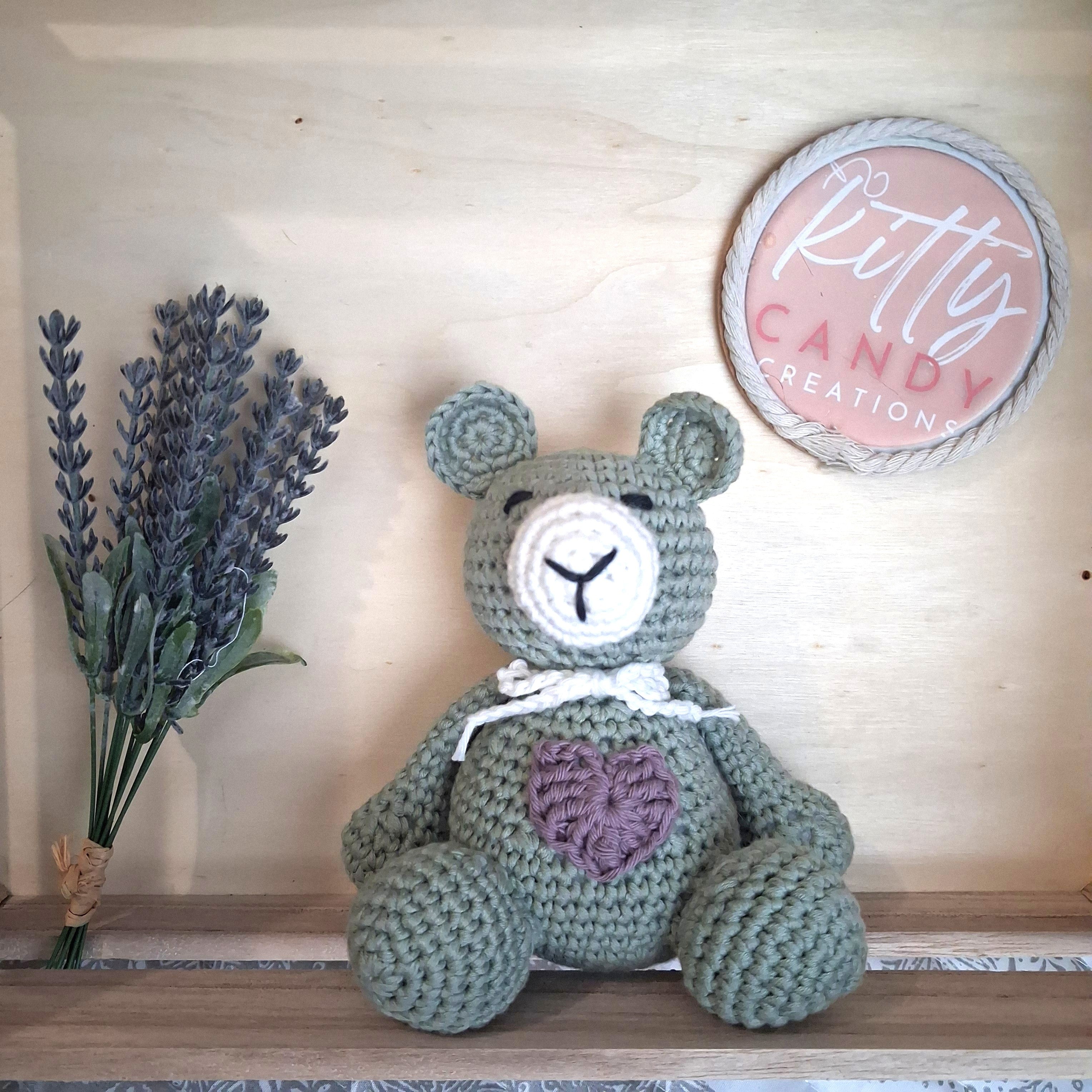 Handmade Crochet Little Bear - 100% Cotton