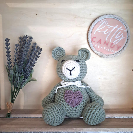 Handmade Crochet Little Bear - 100% Cotton