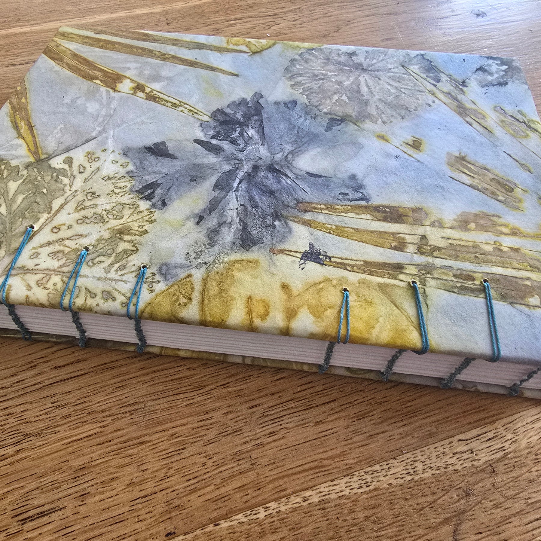 Hibiscus in Blue - Eco Print Journal