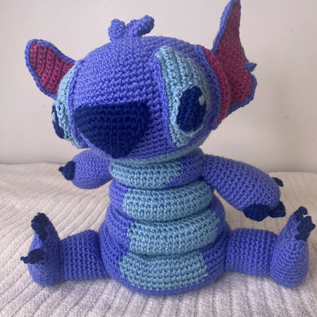 Blue Koala Stacking Toy - crocheted toy