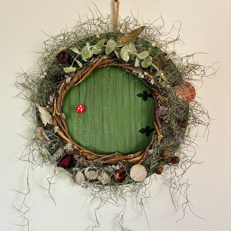 Wreath - Faery Door (Green)