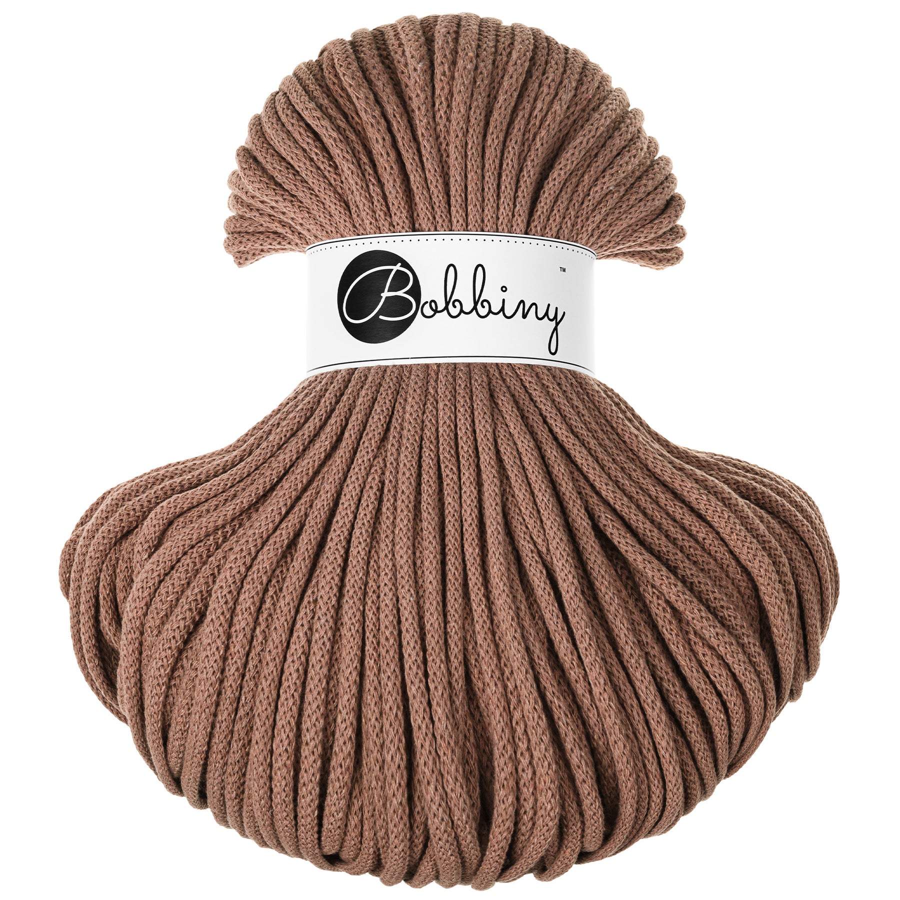 Bobbiny Jumbo, corda per macramè intrecciata, da 9 mm, 100 m (rosa